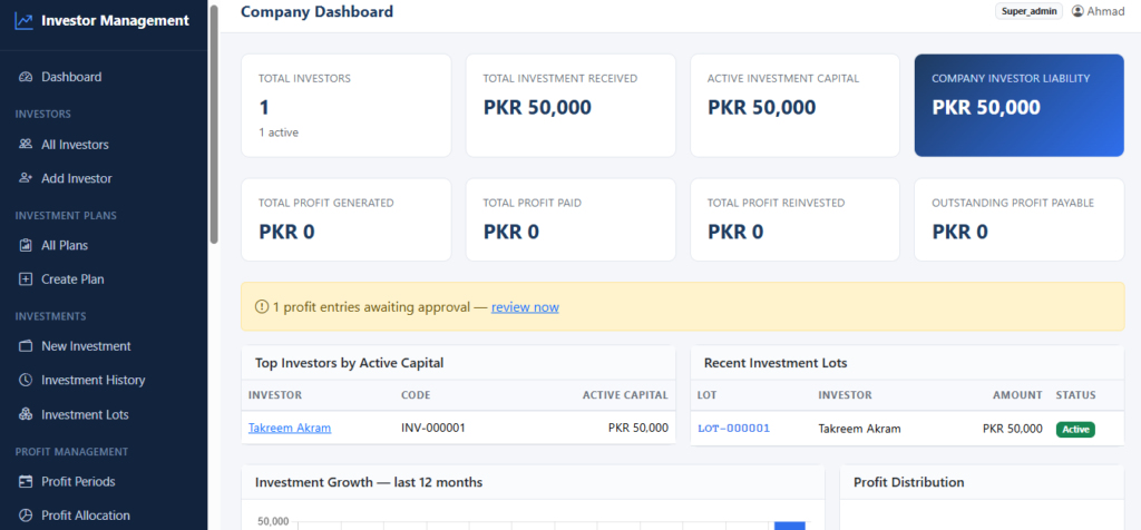 Investor Software